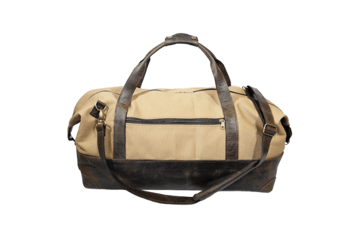 Weekender Duffel bag - Beige Canvas 3