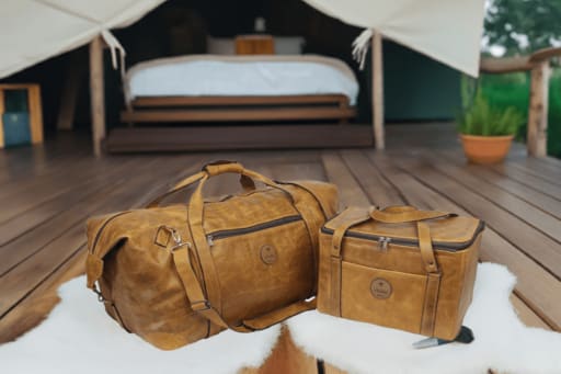 Weekender Duffel and Amelia Vanity Combo - Diesel Toffee