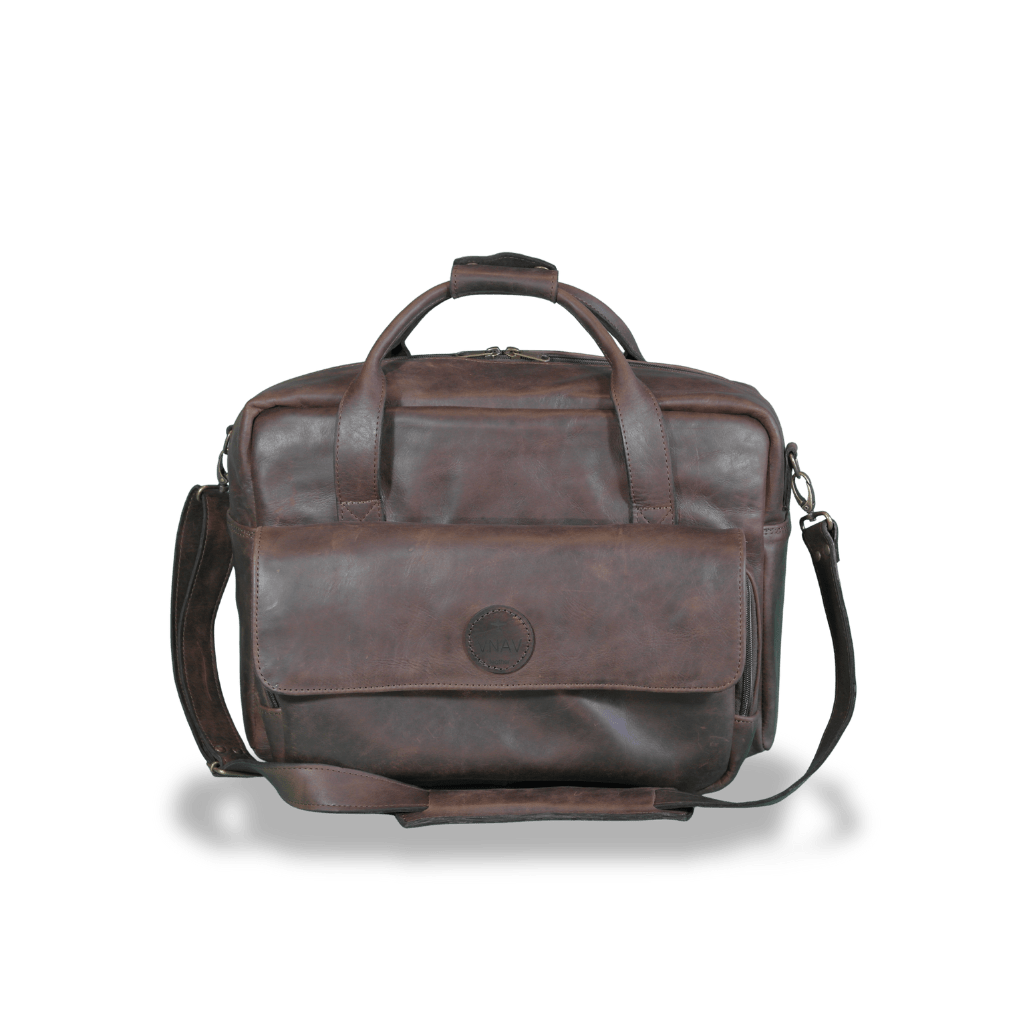 Tropos Max laptop flight bag - Diesel Brown