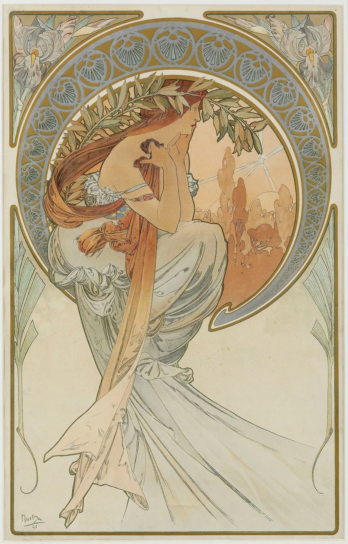 摩纳哥蒙特卡洛旅行海报，1897年