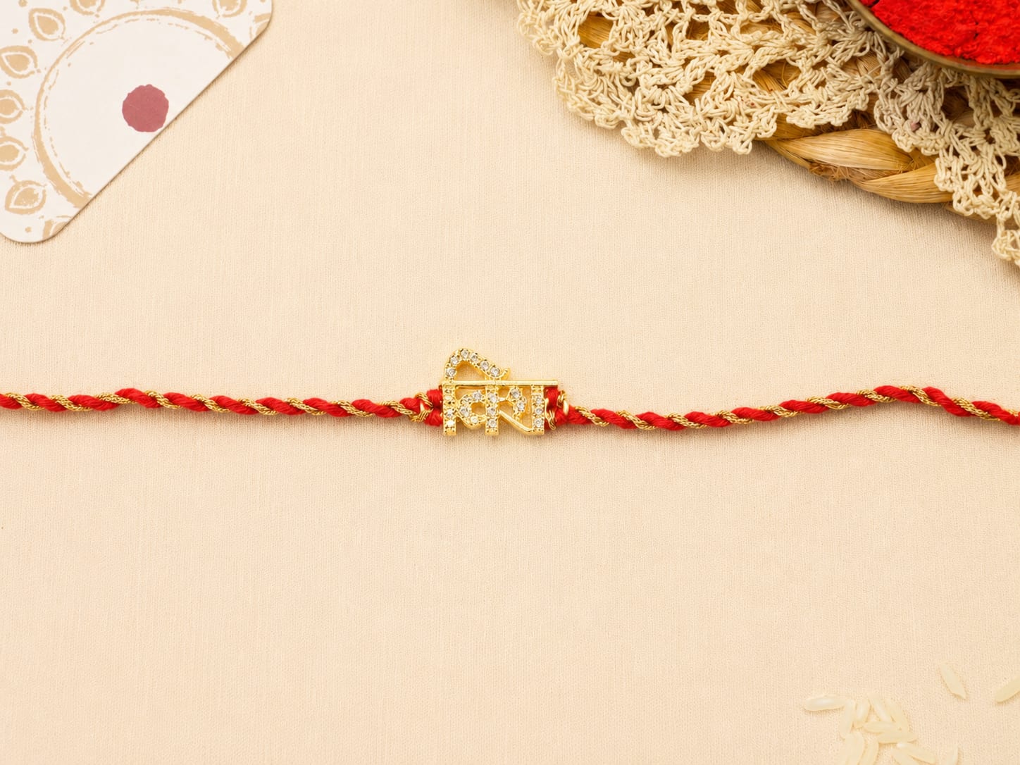 Veera Crystal Rakhi
