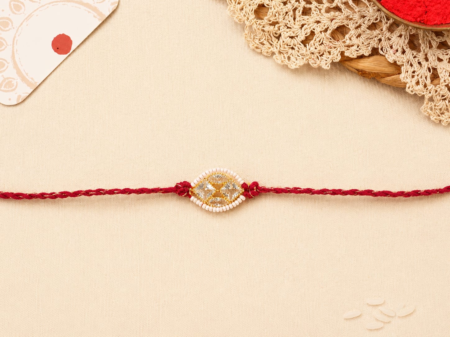 Divine Crystal Rakhi