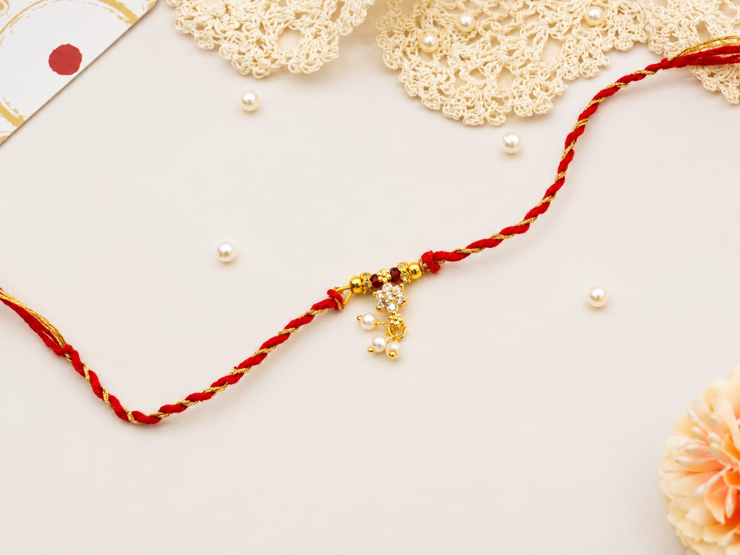Royal Pearl AD Bhabhi Rakhi