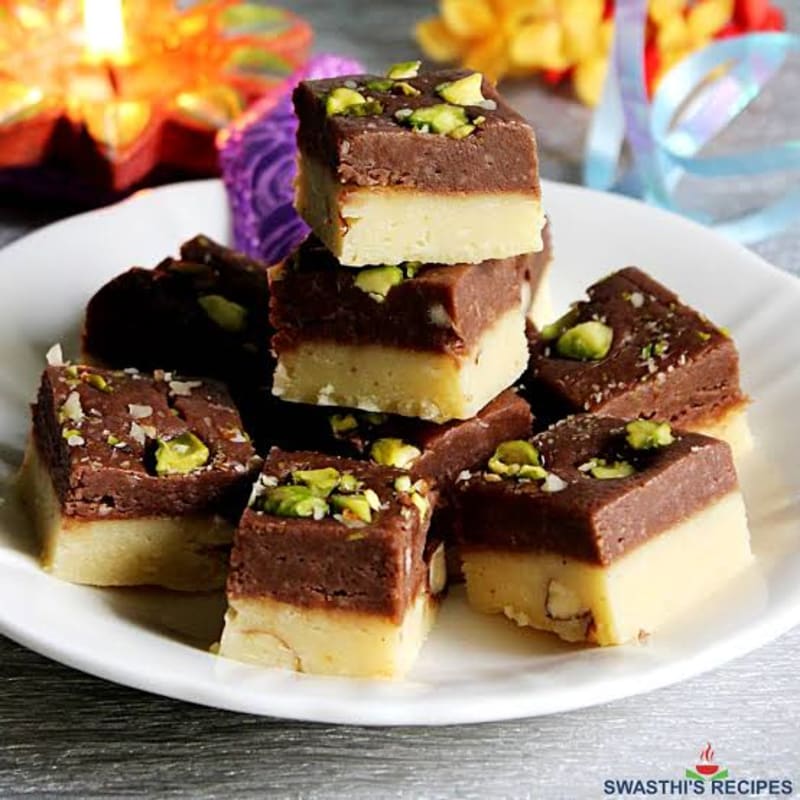 chocolate barfi — Pramanik Namkeen, Vijapur