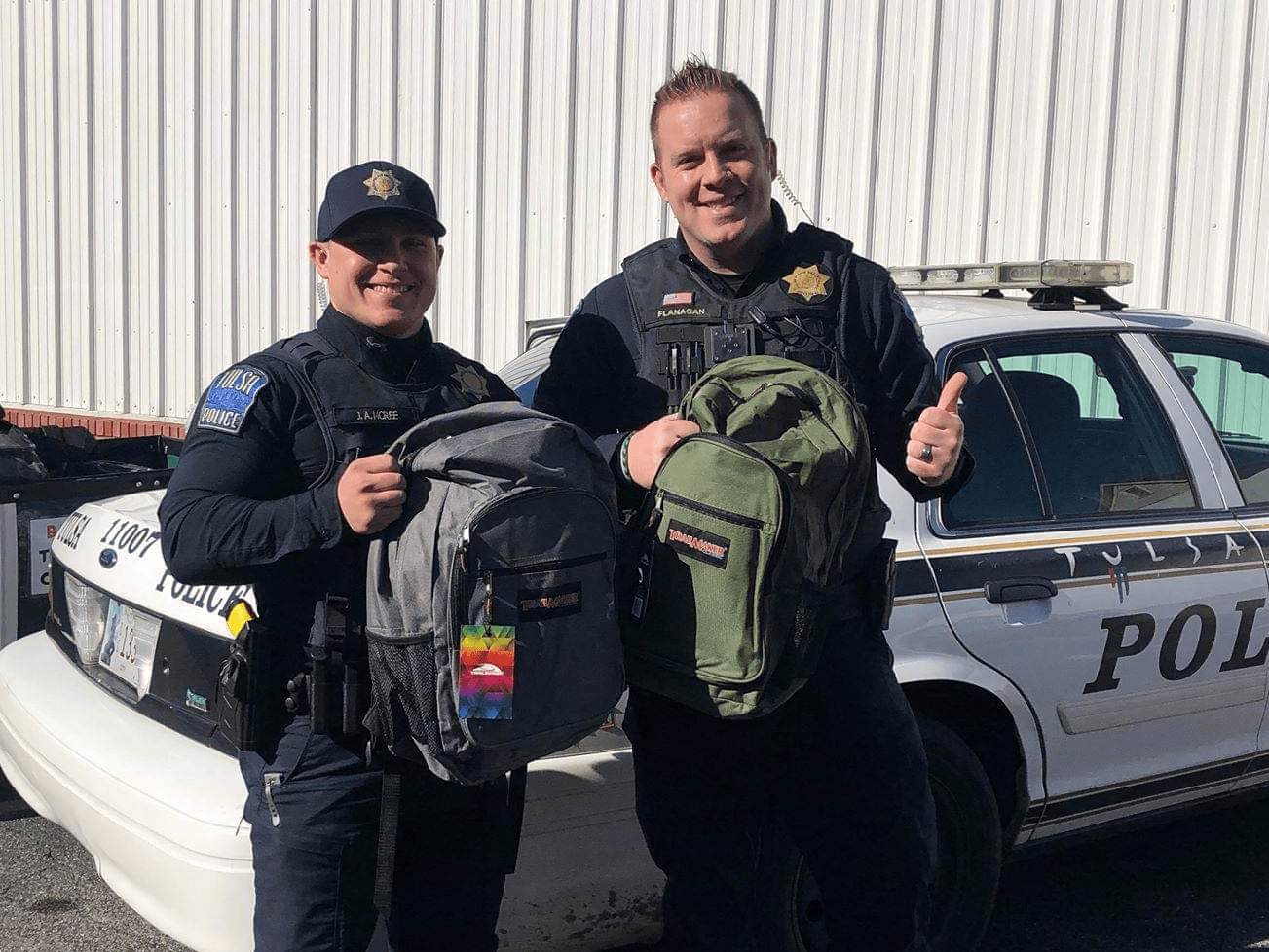 “Kids in Crisis” backpacks providing comfort to local children