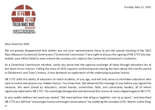 Organizations call on Stitt to resign after signing HB 1775