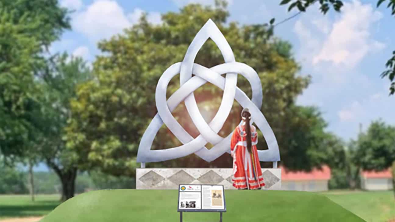 Eternal Heart sculpture to honor Irish connection in Choctaw Nation