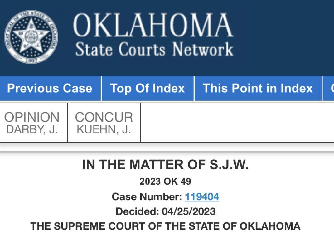 Oklahoma Supreme Court rules on Mvskoke ICWA case Verified News Network