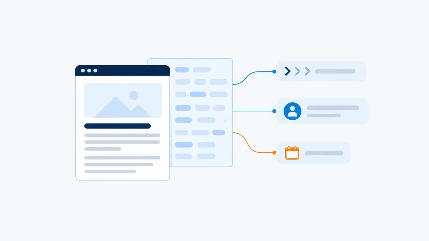 Structured data for bloggers: a blog post's hidden JSON-LD labels feeding the parts of a search listing
