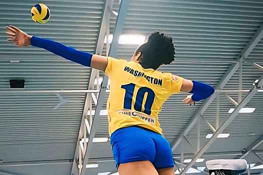 volleynetwork international - athletes - action picture - volleyball professional deprece washington attacking