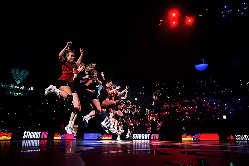 unique team line-up presentation became germany's trademark