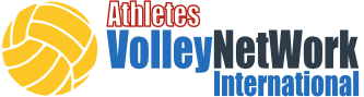 VolleyNetWork International – Athletes volleynetwork international athletes - main logo - an orange volleyball with white stitching and red blue and black characters
