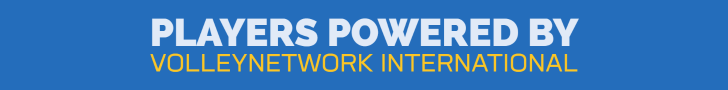 volleynetwork international athletes - header image - neon yellow lettering on dark blue background