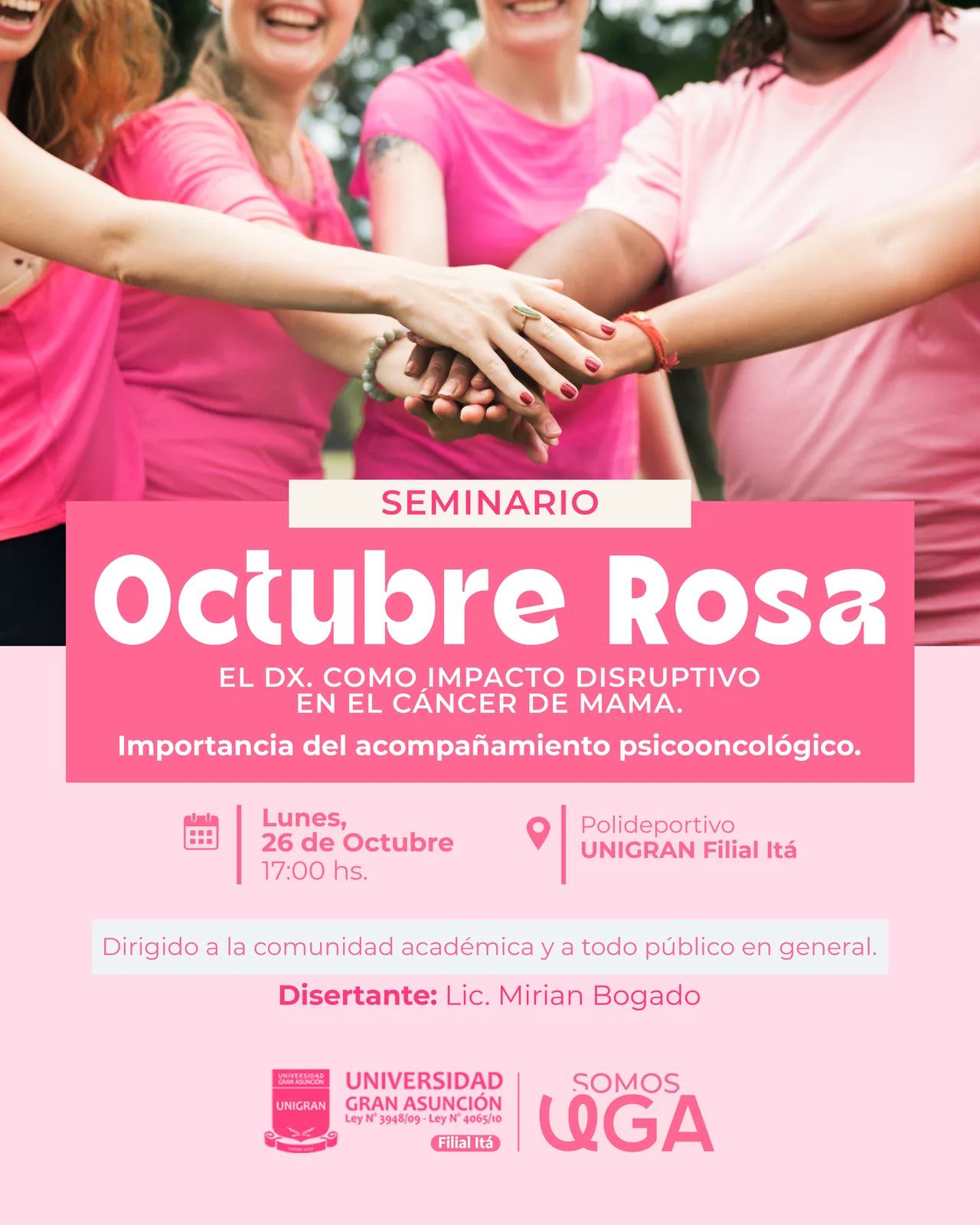 ¡Octubre Rosa nos invita a reflexionar!