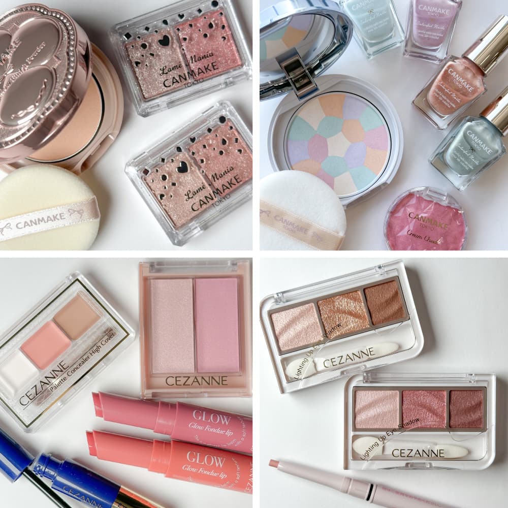 キャンメイク・セザンヌ】2025春の人気新作一挙見せ！スウォッチ付き