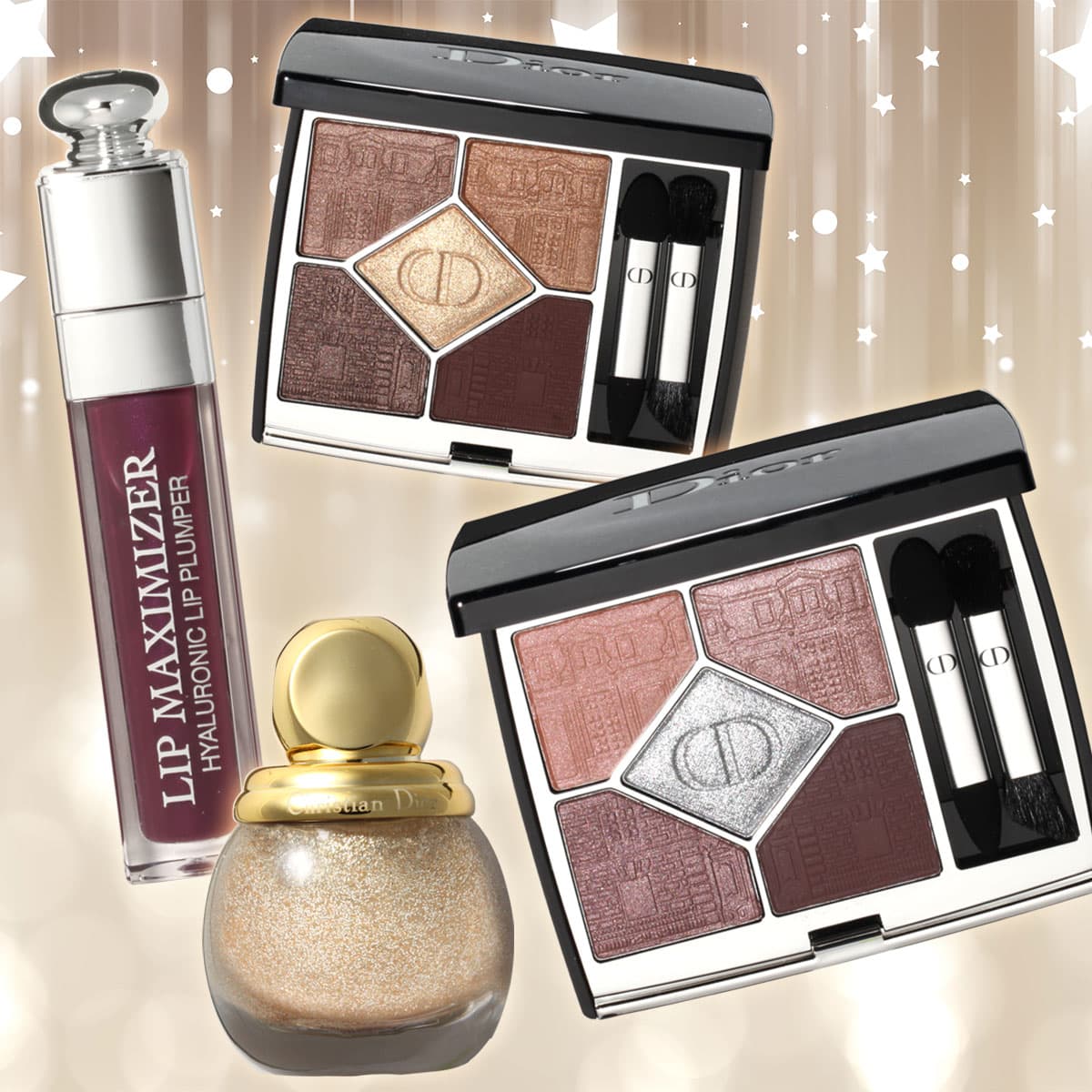 クリスマスコフレ【ディオール】サンク クルール、マキシマイザーの