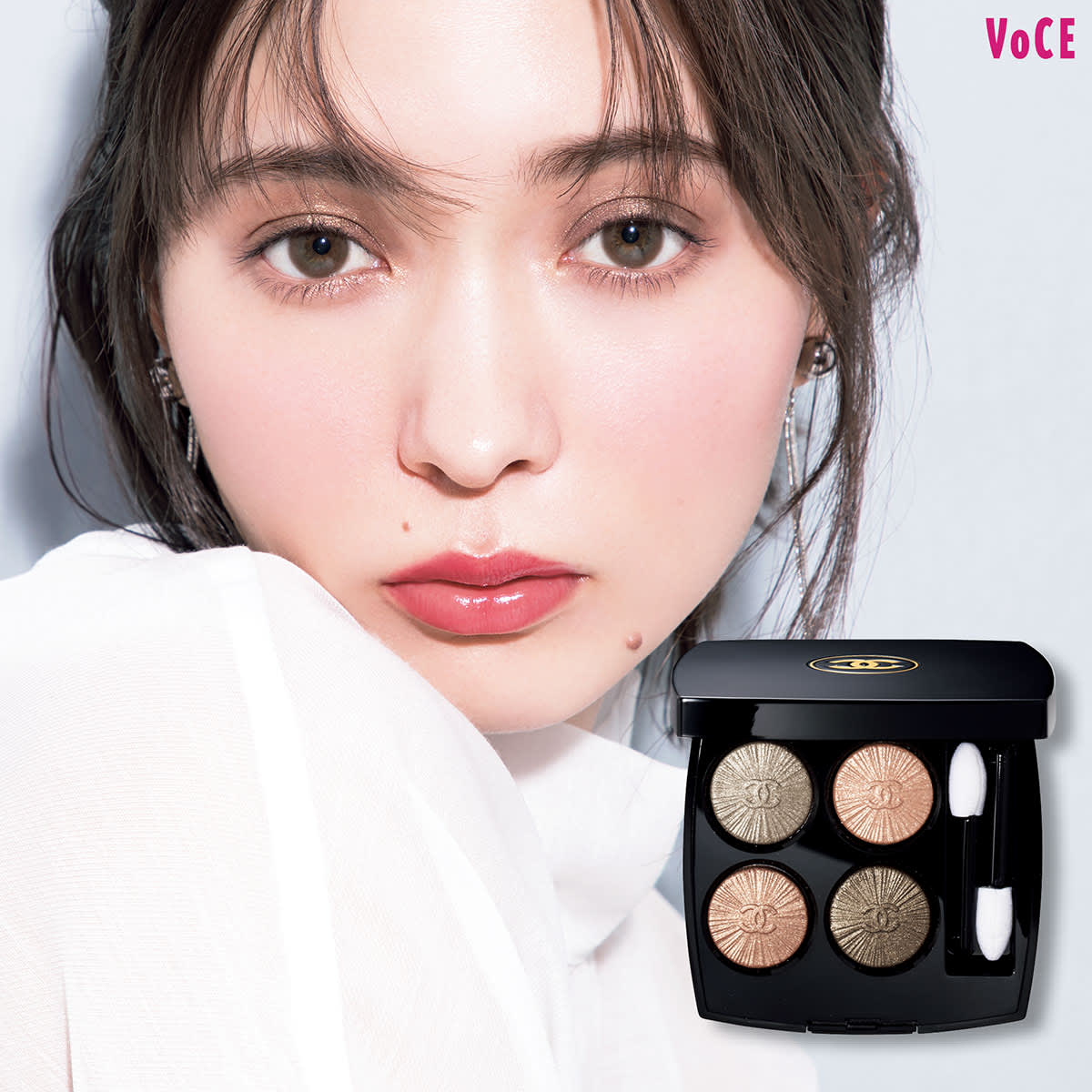 ブルベメイク】シャネルのカーキシャドウで彫り深アイ【2022年春の