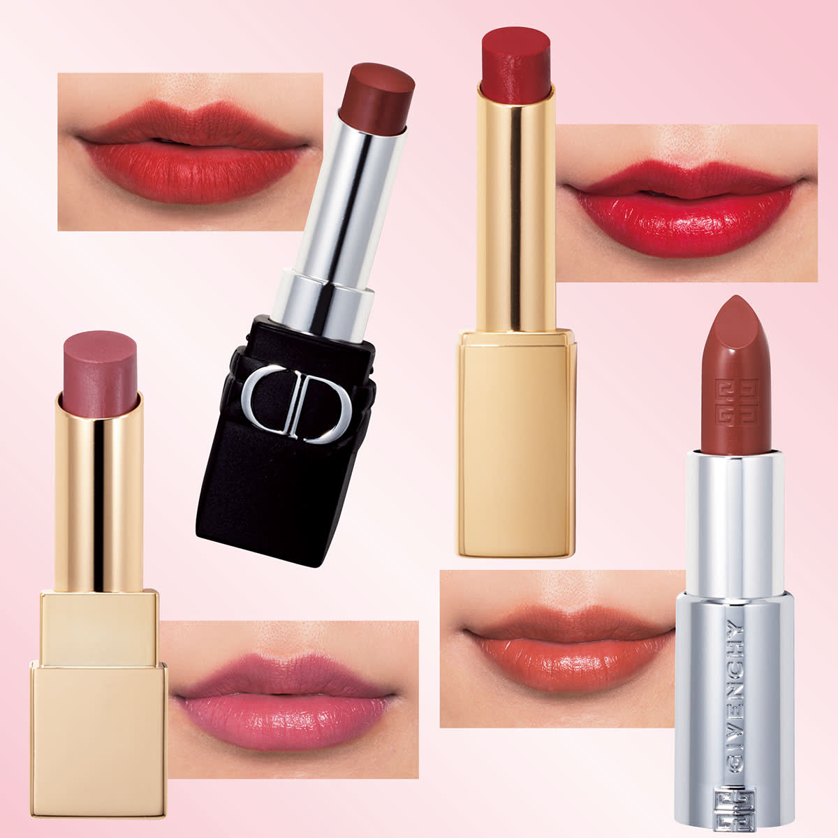 秋のトレンドリップ【赤・ベージュ・ピンク】塗り比べ！【シャネル