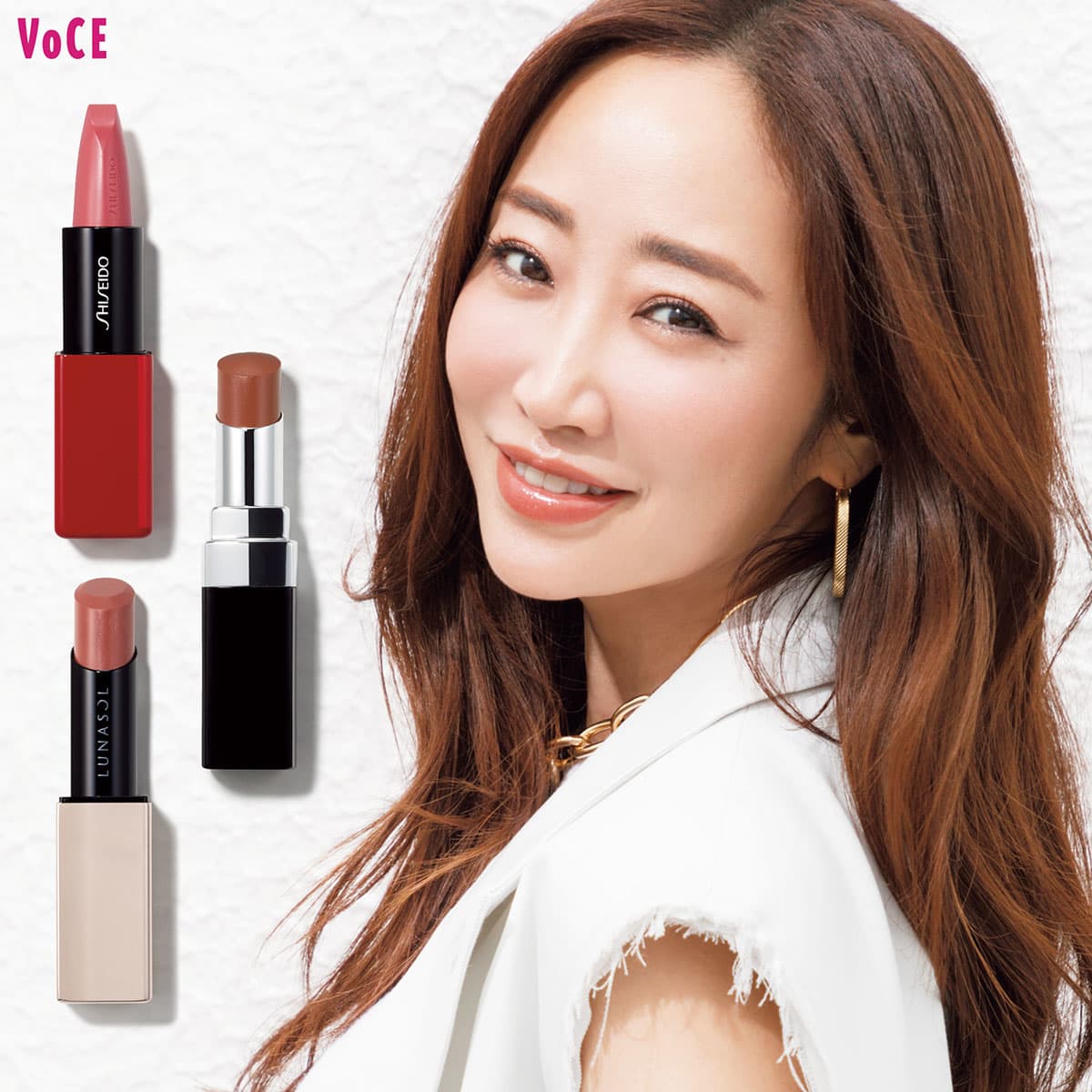 神崎恵】が厳選！夏の血色ベージュリップ6選〈シャネル・ルナソル