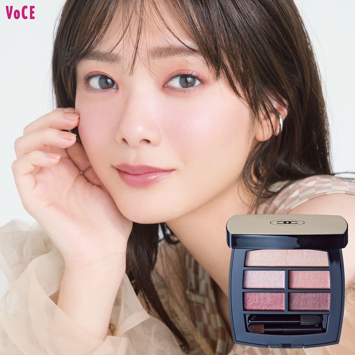 櫻坂46田村保乃】シャネルの春新作アイパレで、ドラマが生まれるピンク