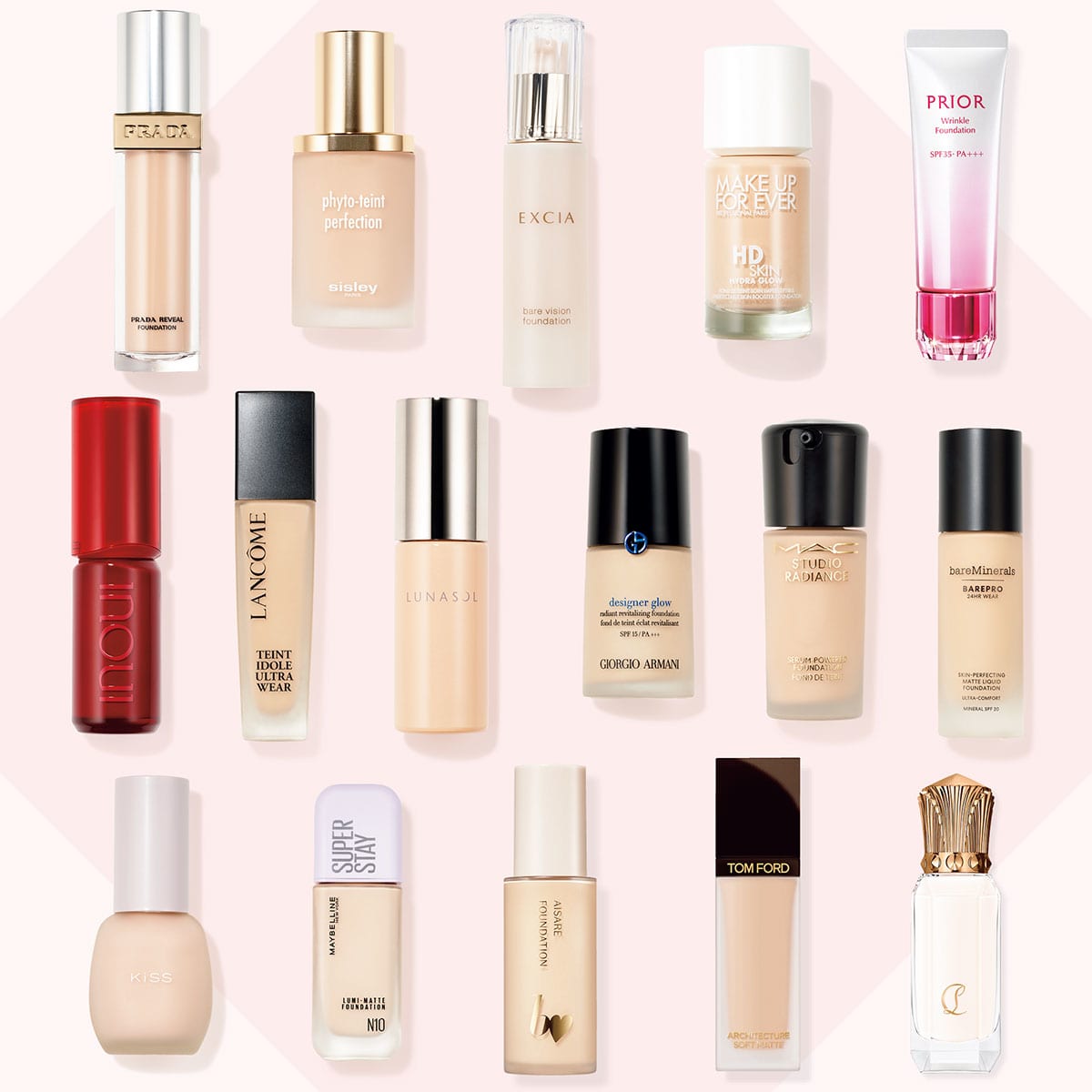 崩れない】新作リキッド＆クリームファンデーション16つ【2024年新作