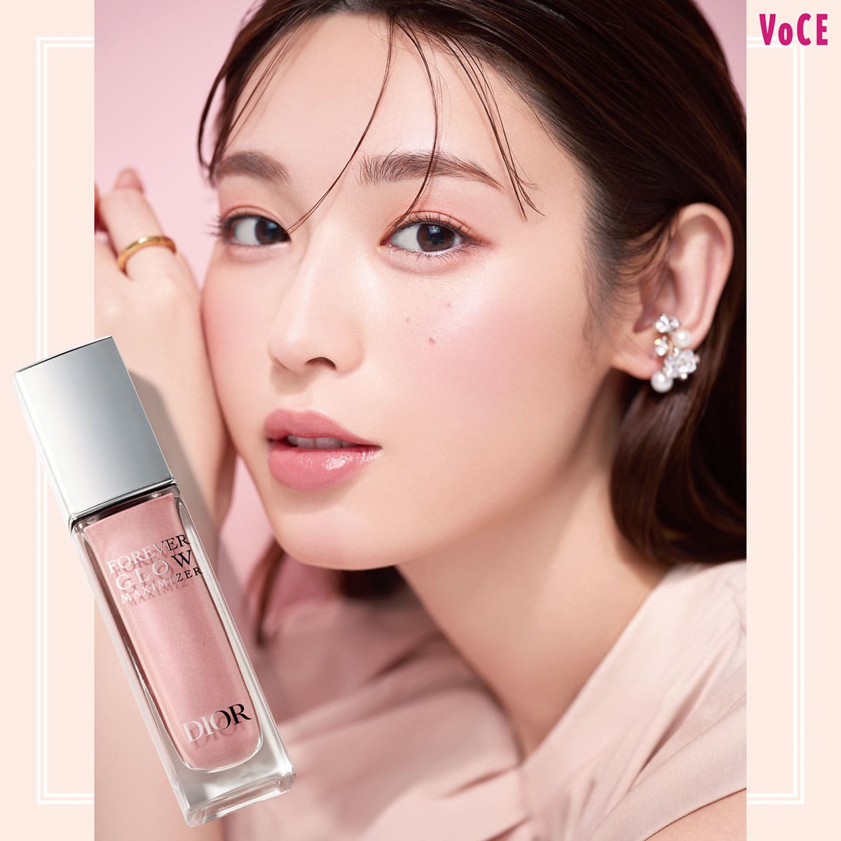 ディオールのピンクハイライトでつくる！好印象抜群【もぎたてピーチ