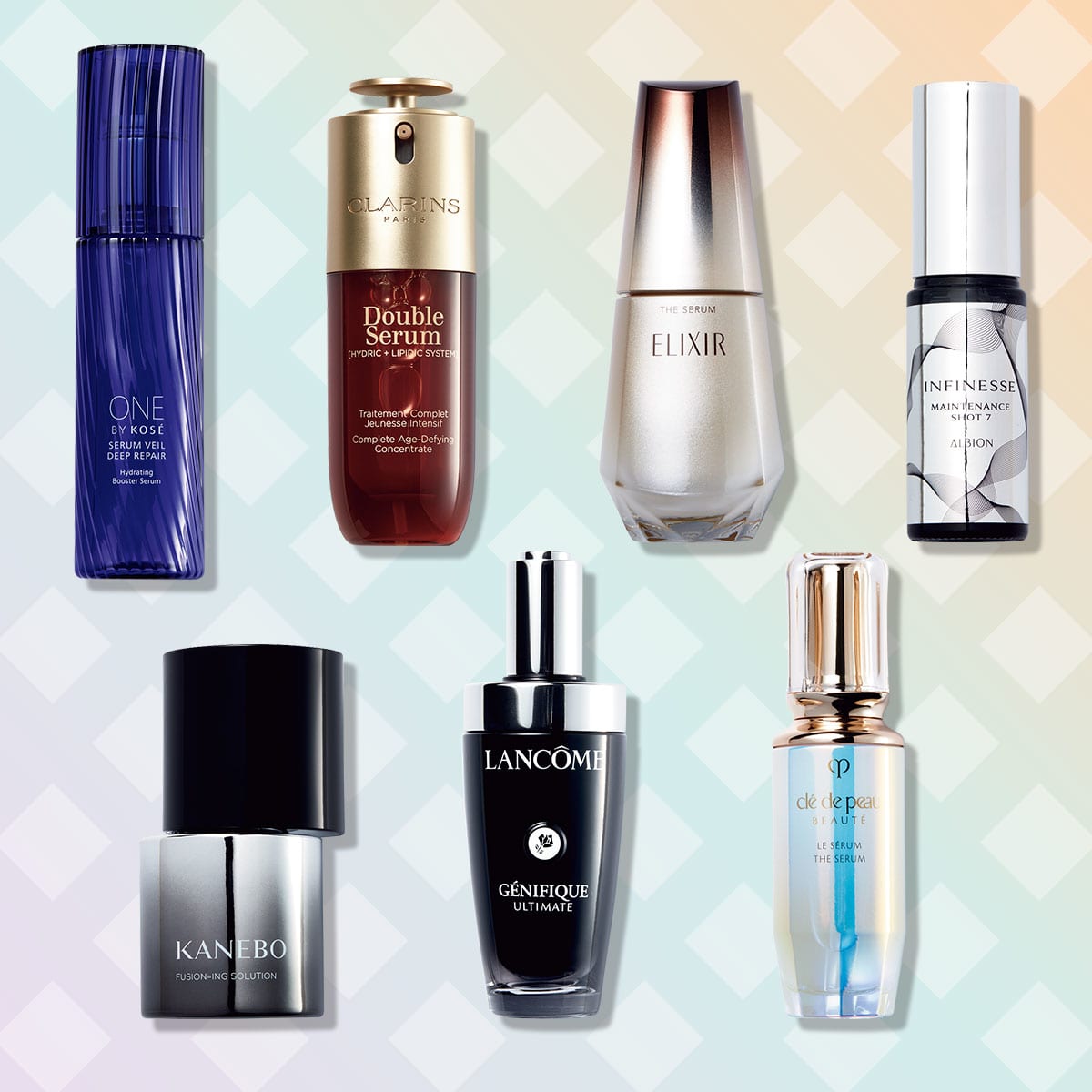 話題の【7大美容液】、1ヵ月ガチで使ってみた！【クレポ・エリクシール