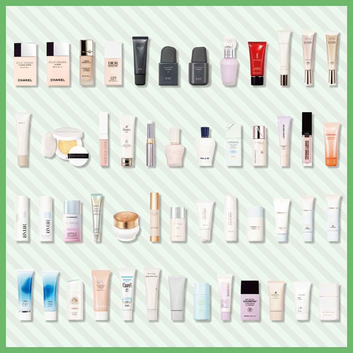 2025年新作【下地】全まとめ。毛穴レス、透明感、崩れにくさなど全部