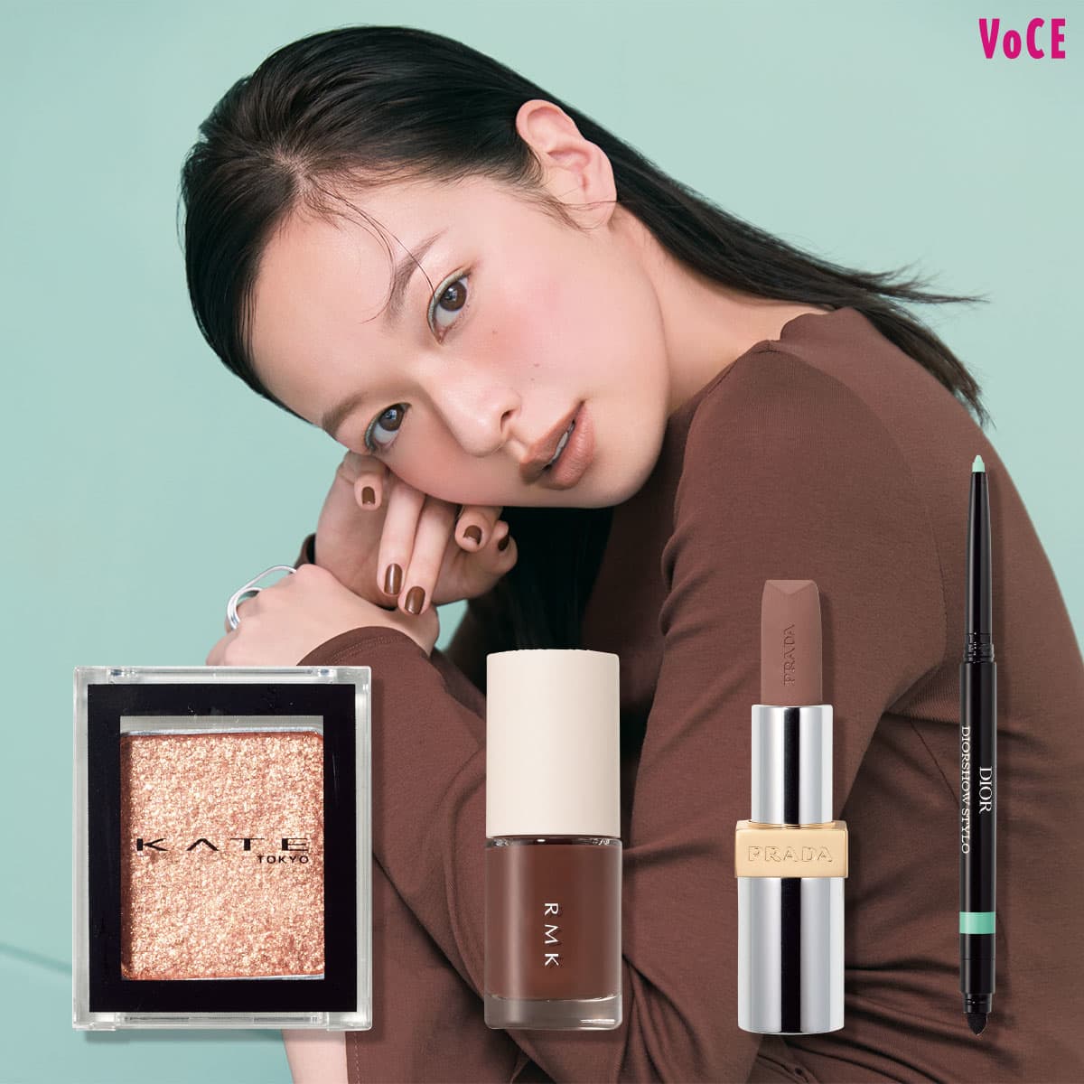 チョコミントメイク】が可愛すぎ！森絵梨佳が美味しい夏顔フレーバーに