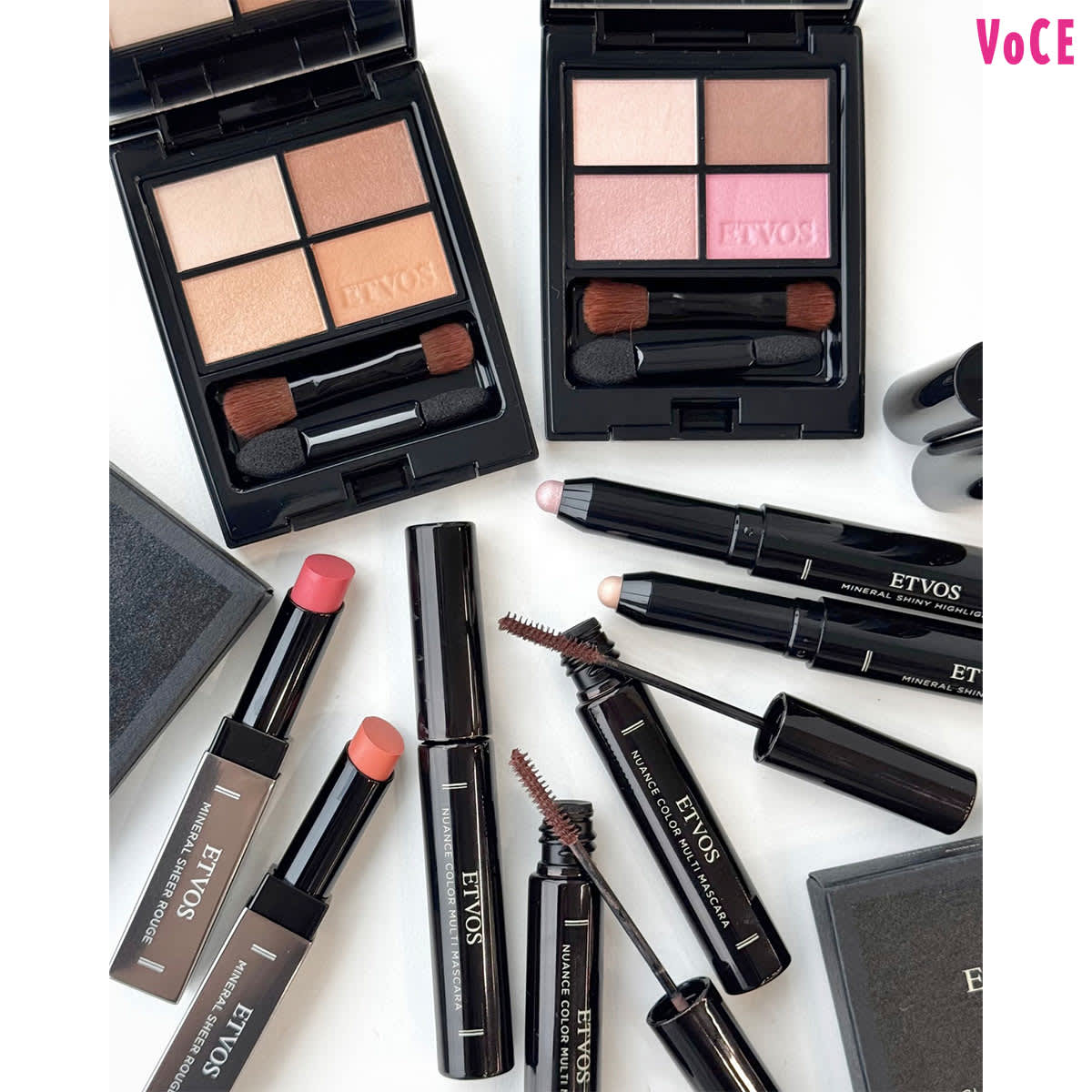 エトヴォス・春コスメ】ベージュとピンクの春らしいルックが叶う