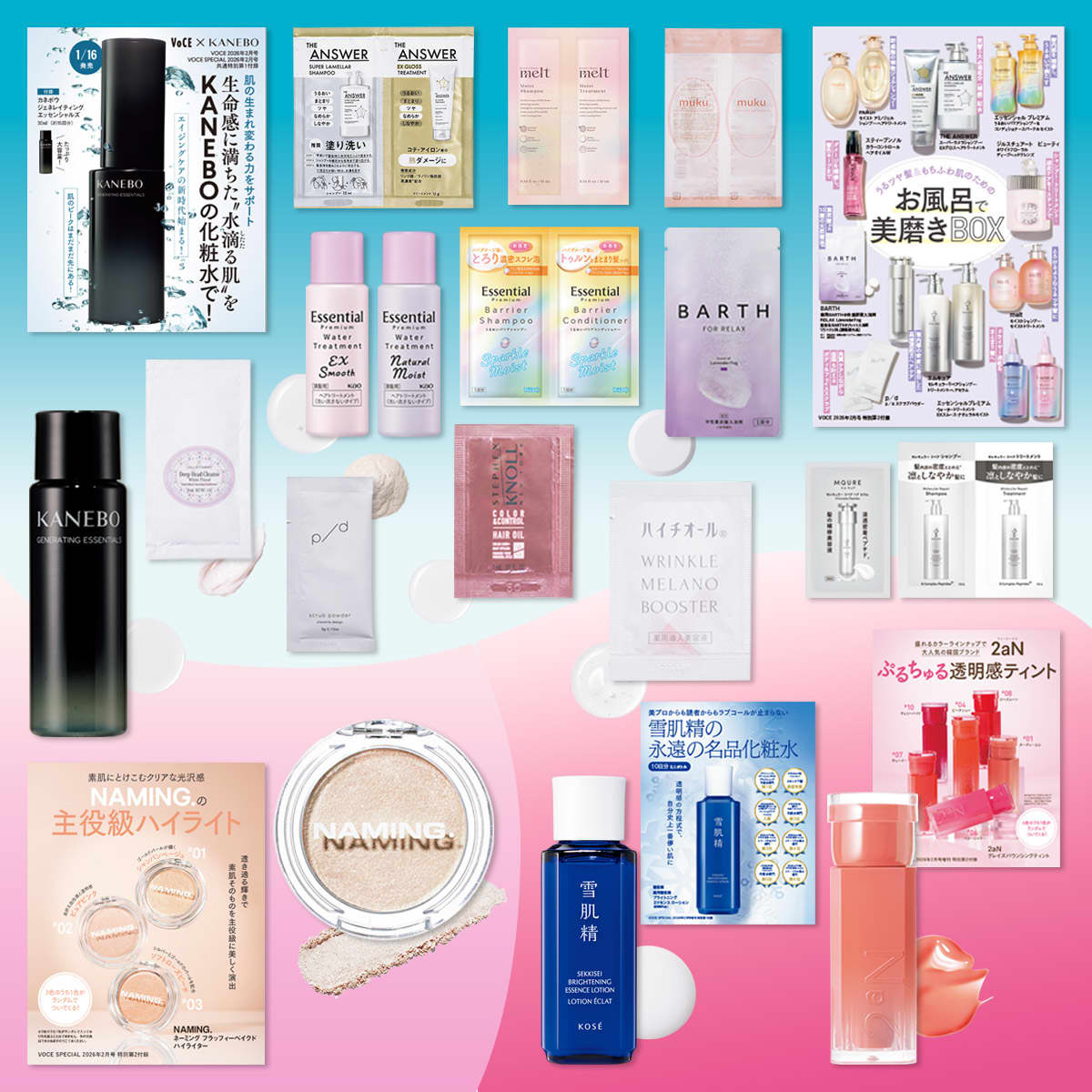 VOCE2月号 付録違いで4誌発売！】通常版・Special Edition共通付録に