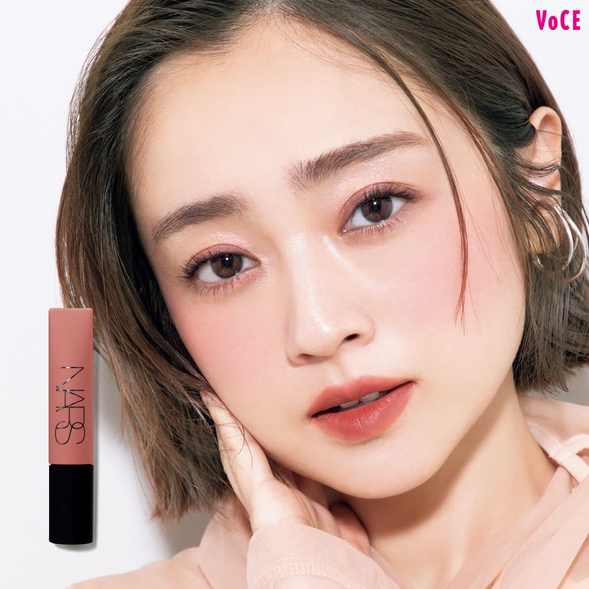 安達祐実】オトナの色気が漂うローズカラーリップメイク【NARS】【安達 