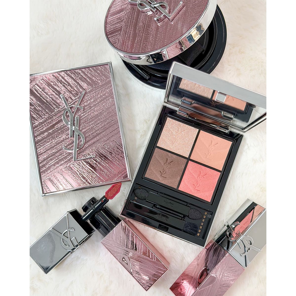 YSLの秋コスメ2026】エッジィなピンク×シルバーパケの「YSL LOVE LIGHT 