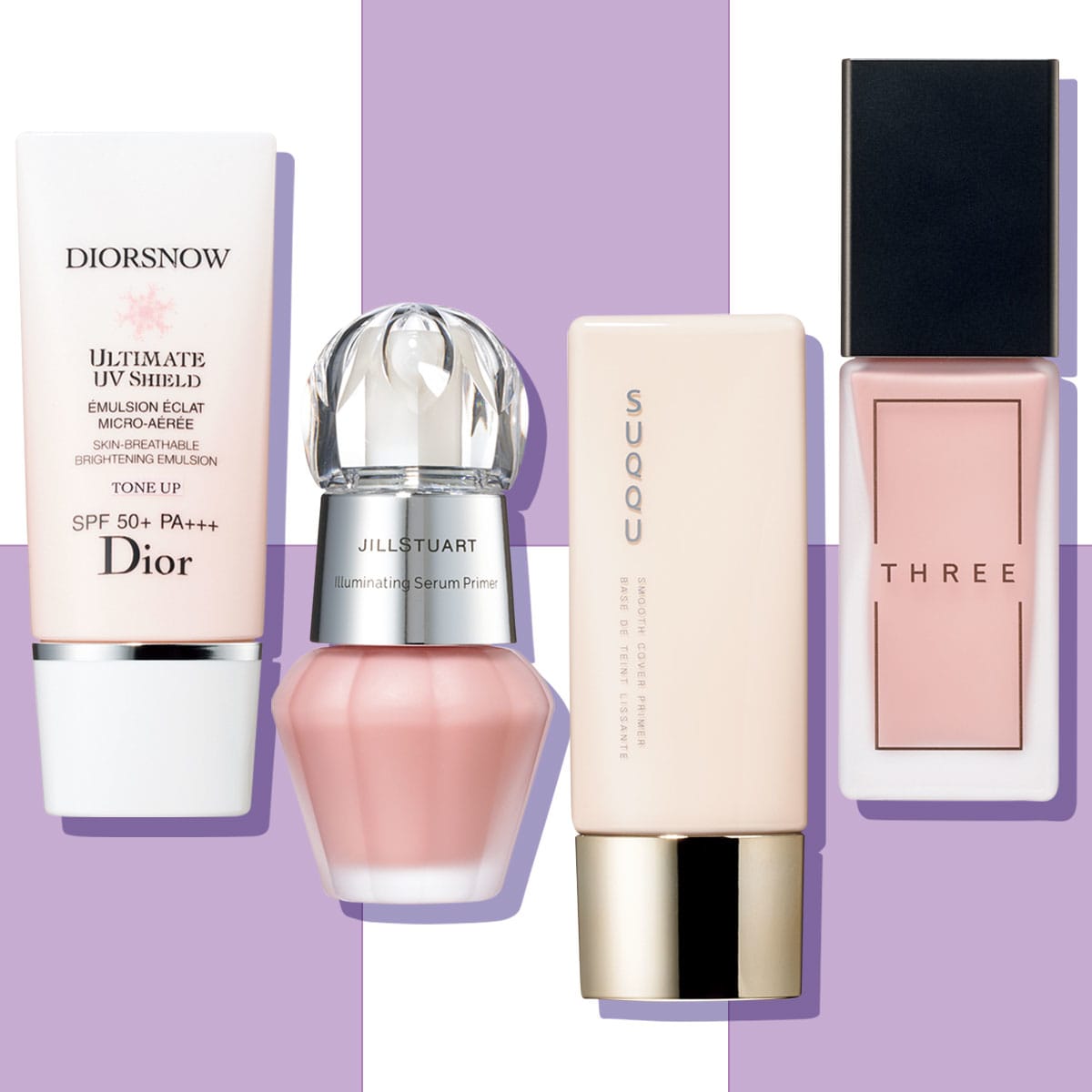 Dior Miss Dior SUQQU 化粧下地　ファンデーション 保湿力・トーンアップ力に感動！【新作下地】一気見せ！【スック