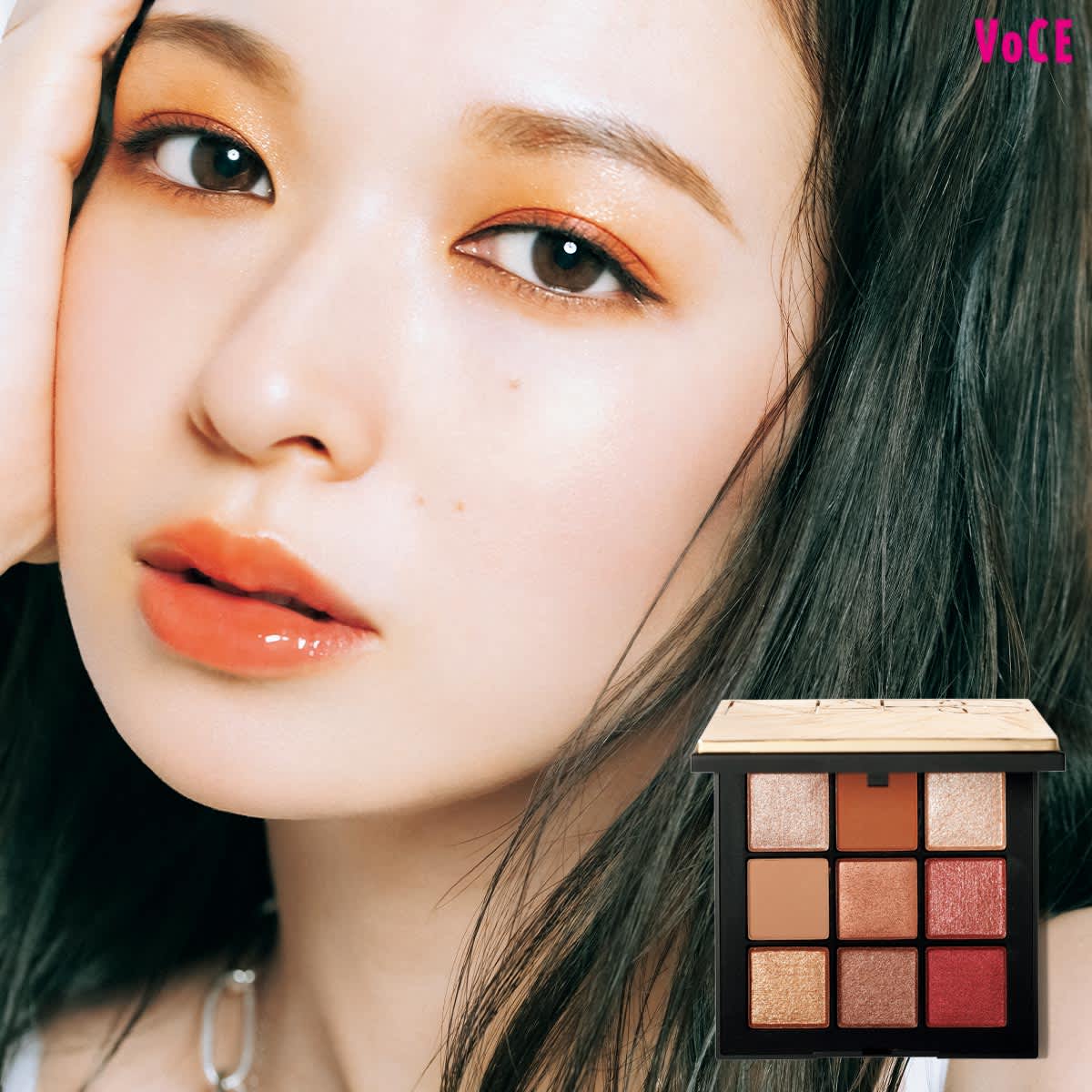 メイク ヘアメイク吉崎沙世子さん発】NARSのアイパレで洗練テラコッタメイク