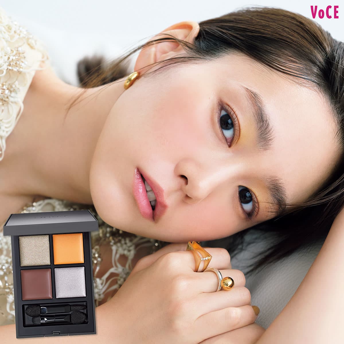 桐谷美玲】がまとう！マットブラウン×イエローメイク【春のブラウン