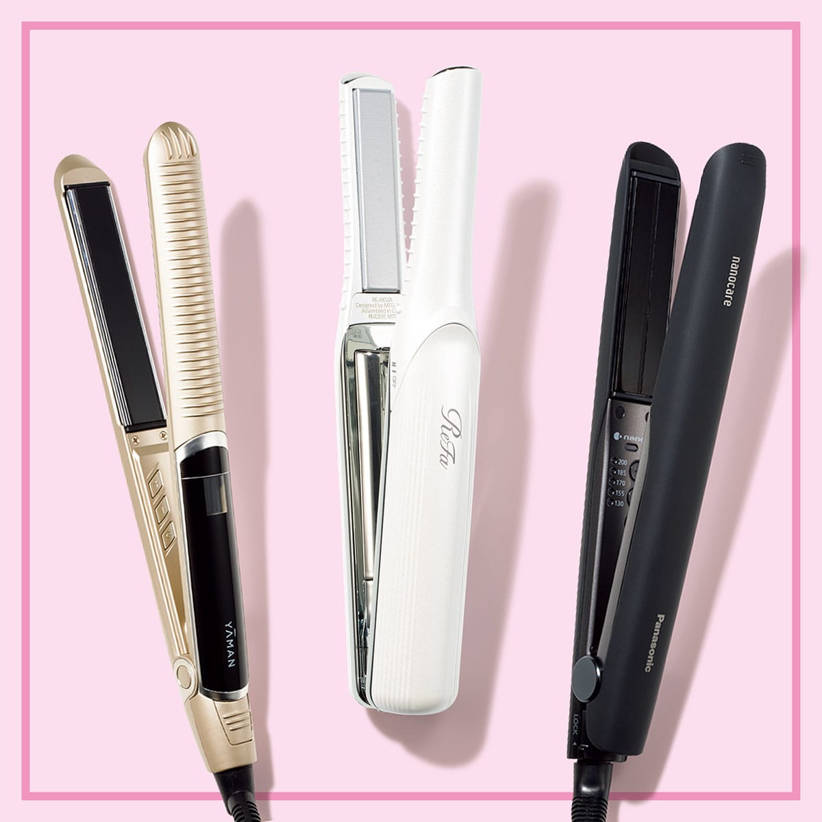 YAMAN ヘアアイロン ベージュ テクニックいらずでプロ級の仕上がり！【最新ヘアアイロン】TOP3【美容