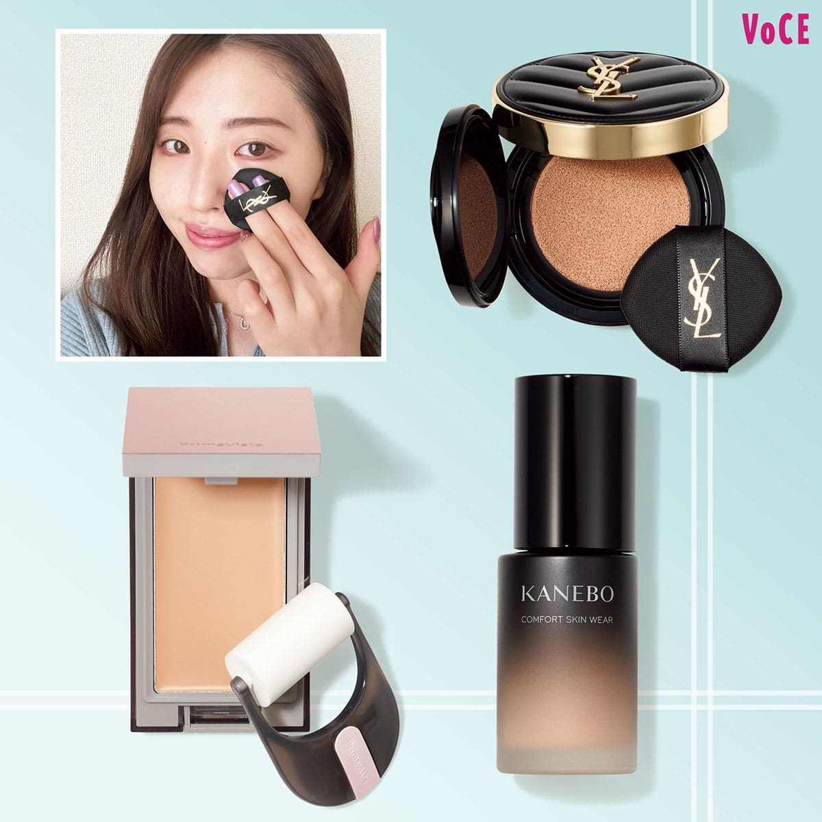 新作ファンデ4選】混合肌がカバー力・キープ力をガチ検証！【YSL