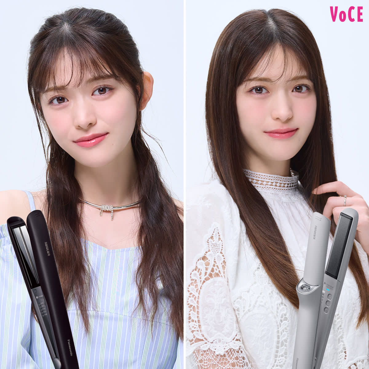 Panasonicのヘアアイロン 松村沙友理さんがトライ！ベスコス受賞のパナソニックのストレート