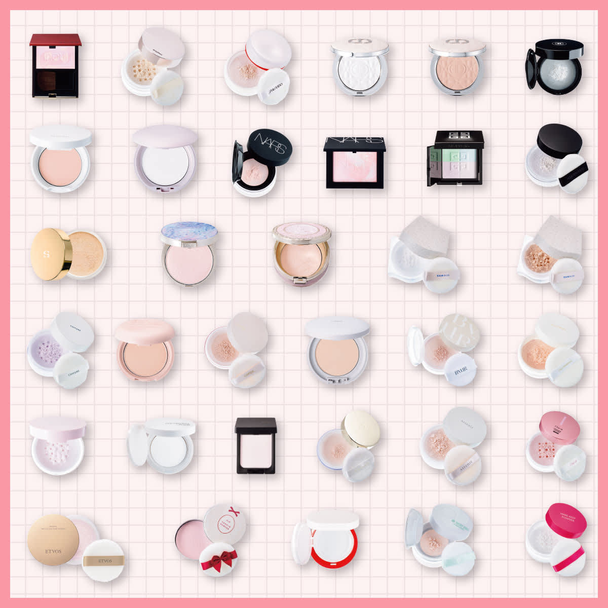 Dior CHANEL Mac エレガンスフェイスパウダー類 化粧品まとめ売り 2025年新作【フェイスパウダー】を全部見せ！【SHISEIDO・Dior・NARS