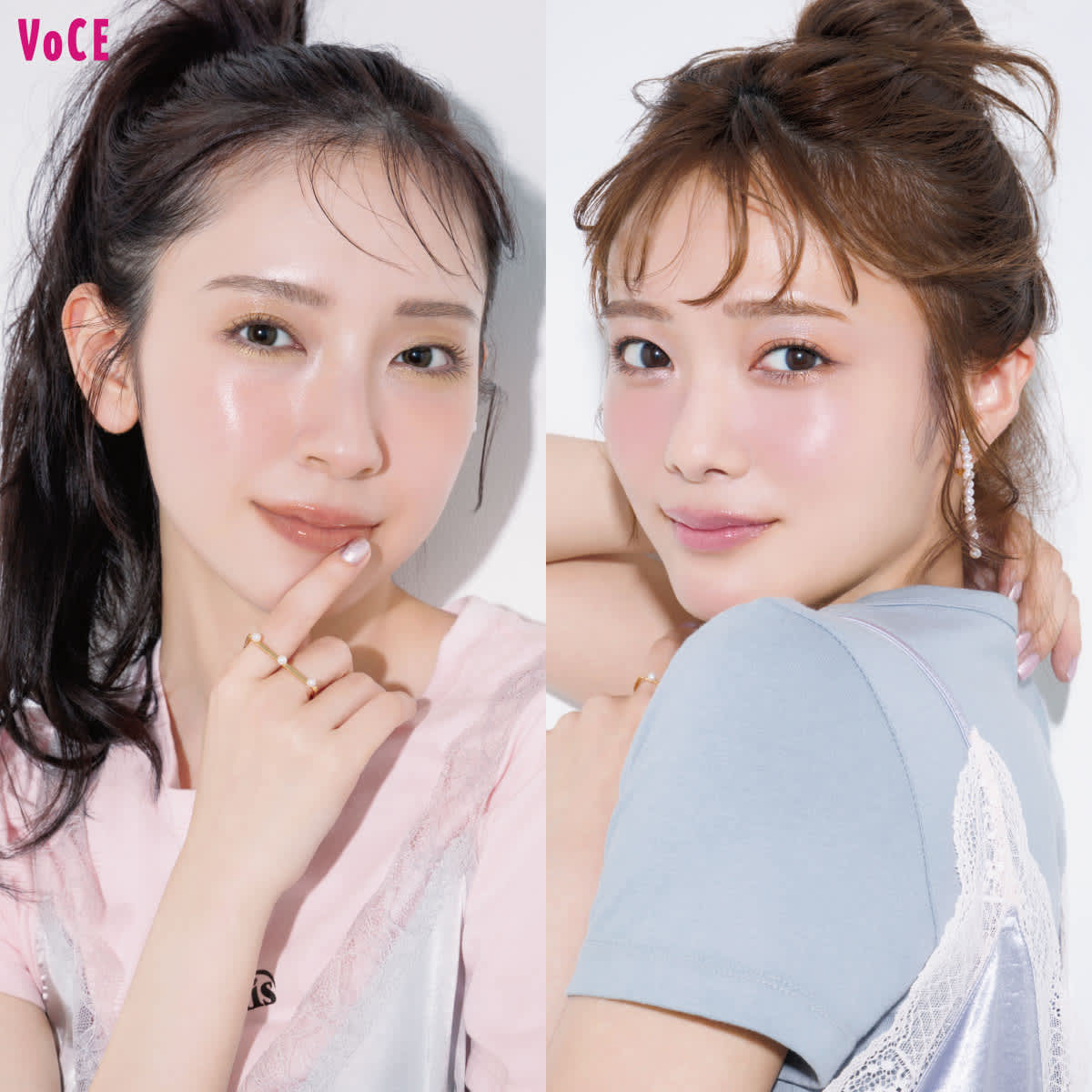 田村保乃＆金村美玖】ツヤ肌×秋のアイパレでプレイフルなオーラを遊ぶ