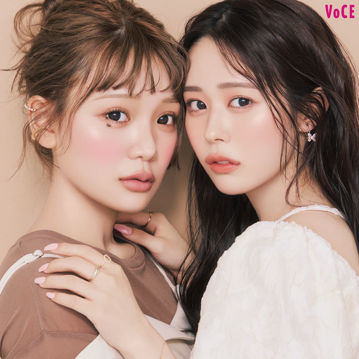 CUTIE STREET 古澤里紗 佐野愛花 ペアチェキ CUTIE STREET】古澤里紗＆佐野愛花がいちごラテメイクで大人顔に