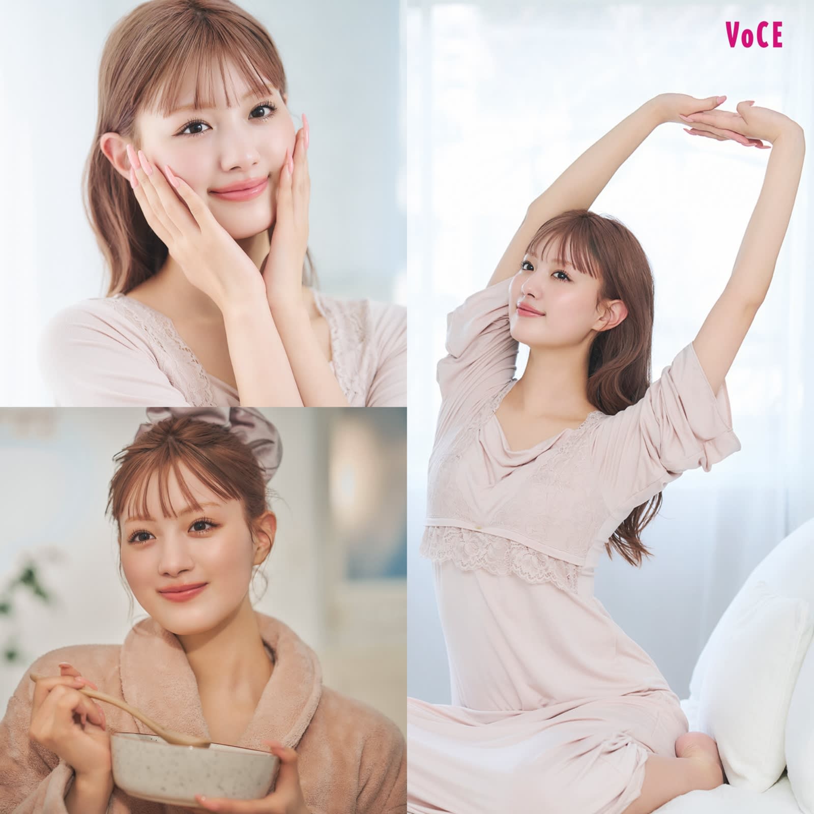 鶴嶋乃愛】ストイックで優美な朝晩ルーティンに密着。夕食はスープと 
