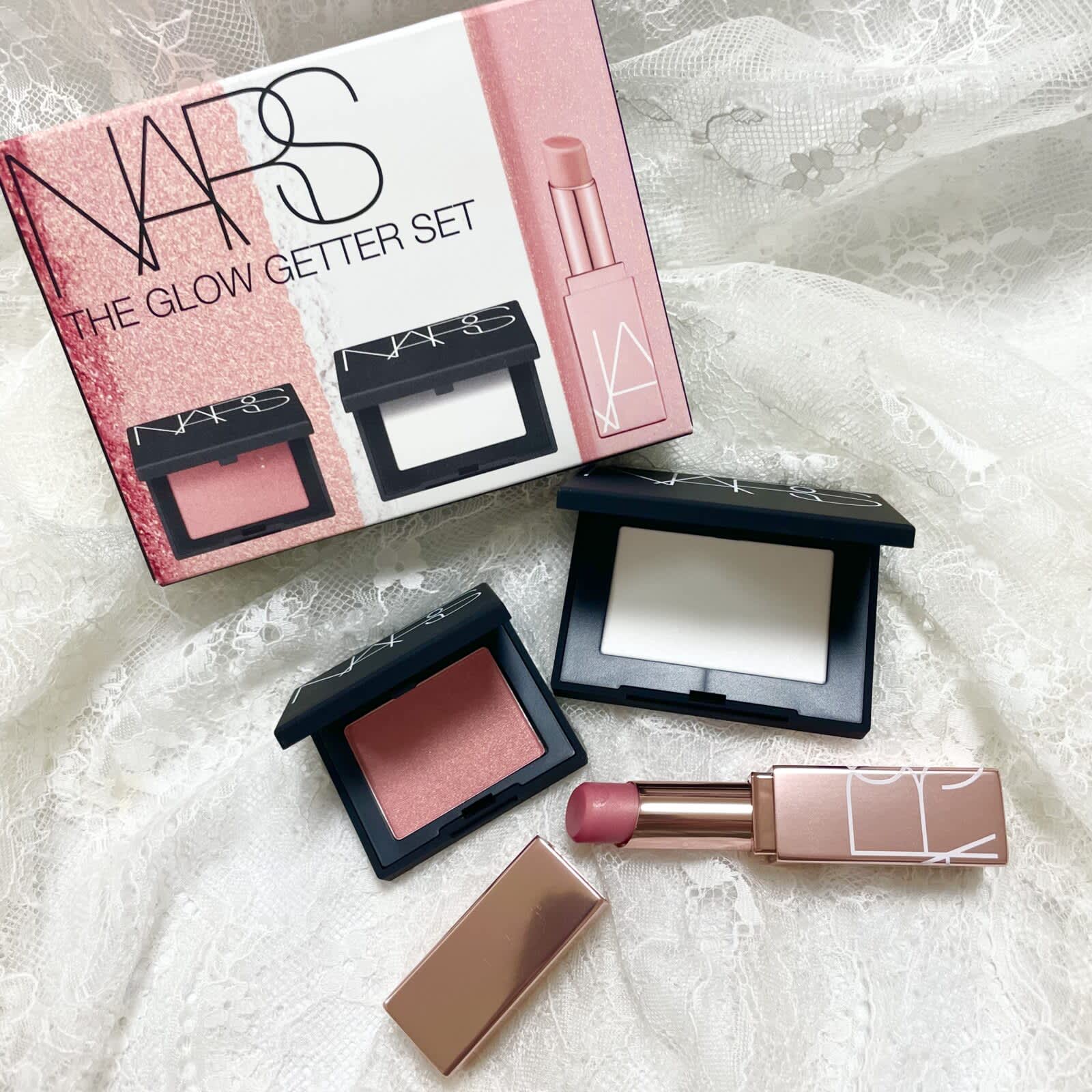 【新品未使用】NARS GLOW-GETTER SET トラベルサイズ NARS】ベストセラー3点がセットになって限定販売で登場！8／5発売