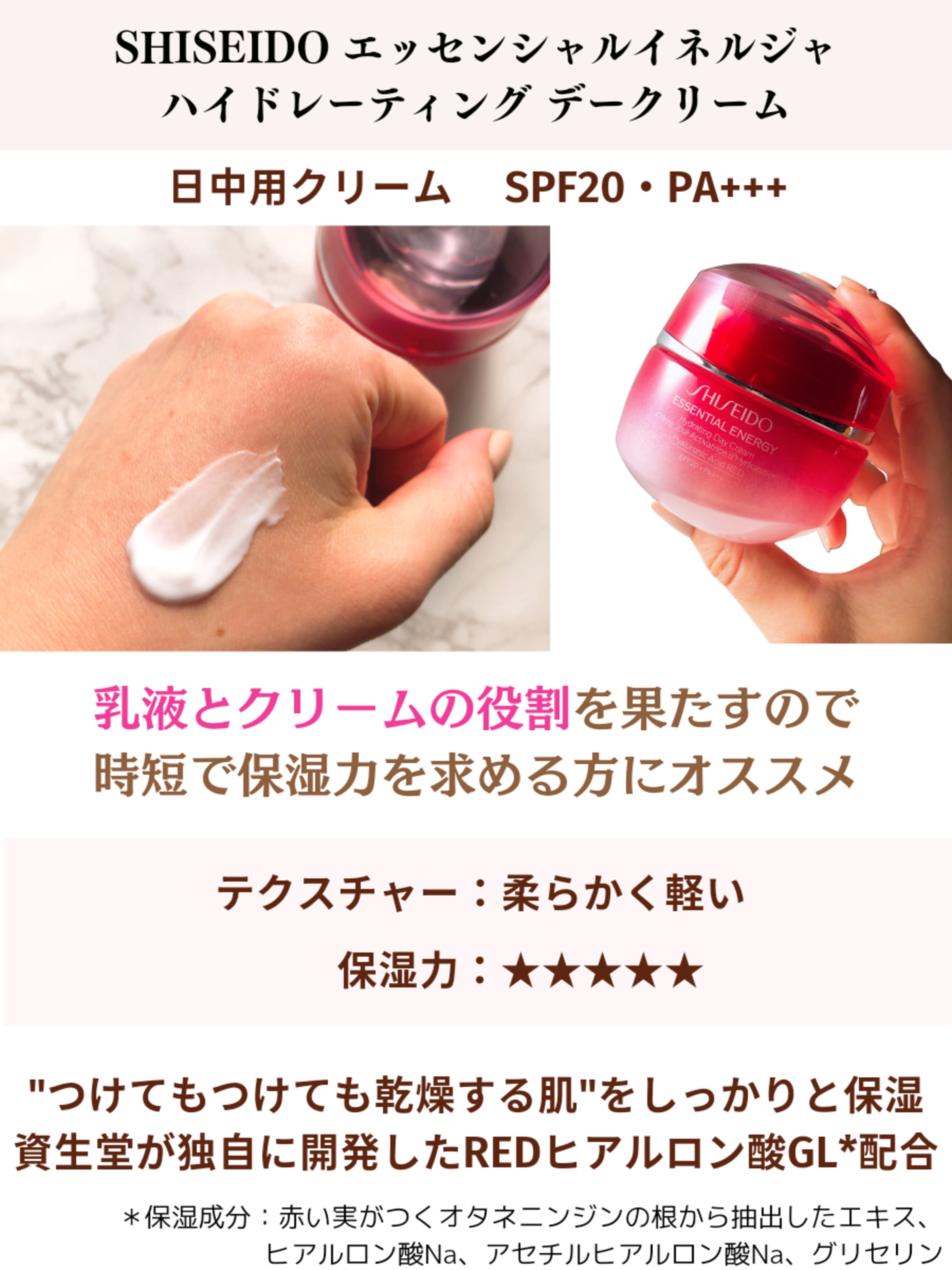 美容好きVOCE会員が使ってみた！SHISEIDO エッセンシャルイネルジャ 