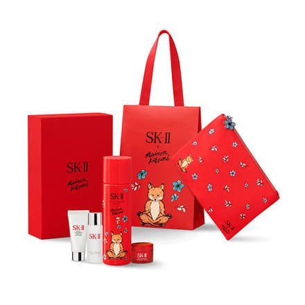 SK-II エスケーツー フェイシャル トリートメント エッセンス × MAISON KITSUNÉ ホリデー リミテッド エディション コフレ ｜美容メディアVOCE（ヴォーチェ）