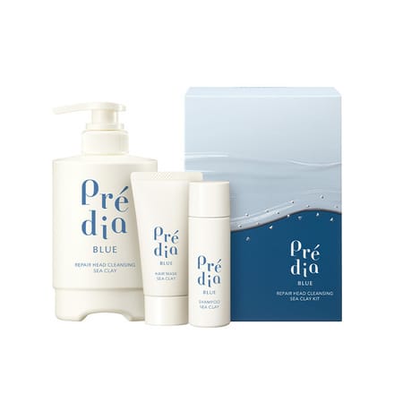 プレディア Prédia BLUE リペア ヘッドクレンズ クレイ キット a－美容