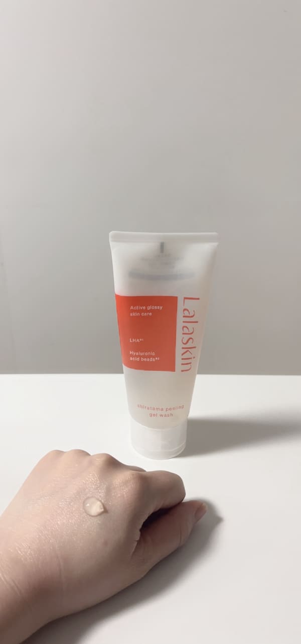 ☆ルビーセル☆洗顔☆ピーリング☆クリーム ララスキン（Lalaskin） 白玉ピーリングジェル洗顔 140g