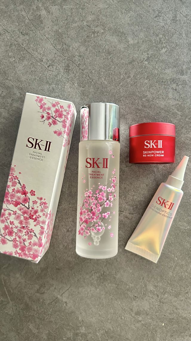 SK-II トライアルセット 桜デザイン 千紗子さんの「SK-II ニューライフ 桜 トライアル キット」のクチコミ