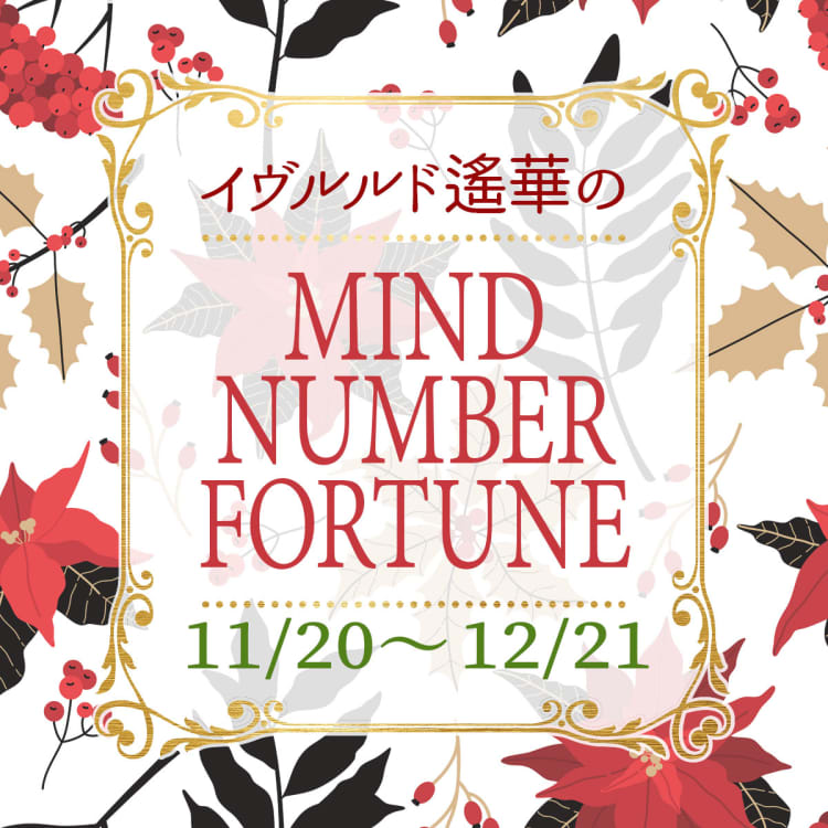 イヴルルド遙華のマインドナンバー占い【11/20~12/21】あなたの今月の運勢を占う!